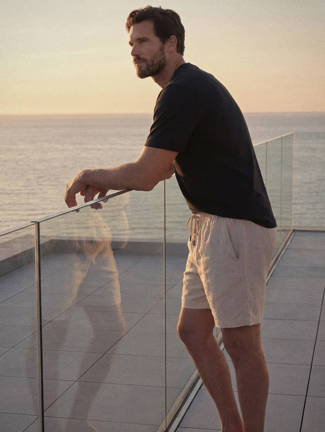 Pantaloncini casual 100% lino europeo