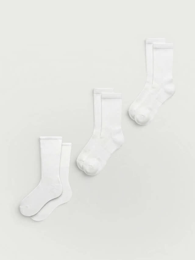 Supima® Baumwoll-Crew-Socken 3-Pack