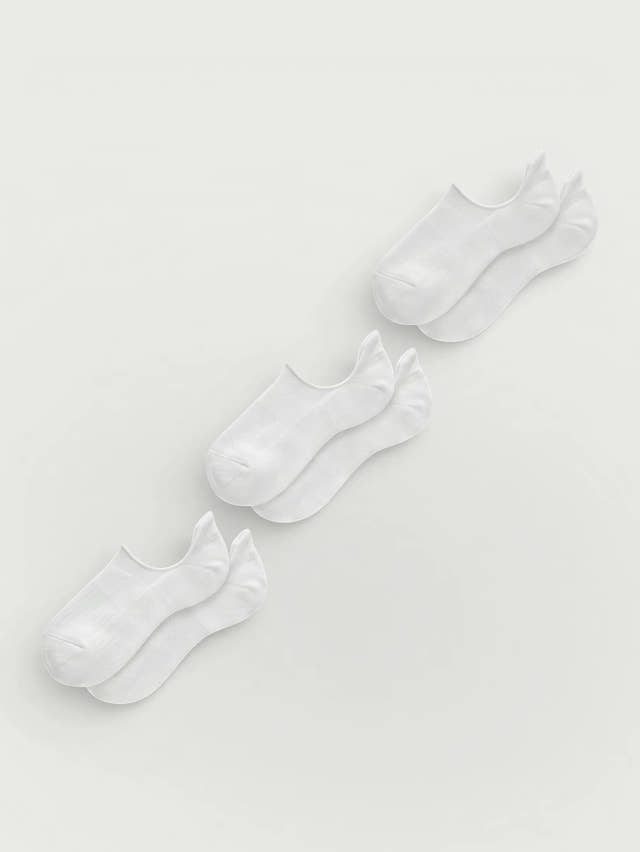 Supima® Baumwoll-Knöchelsocken 3-Pack