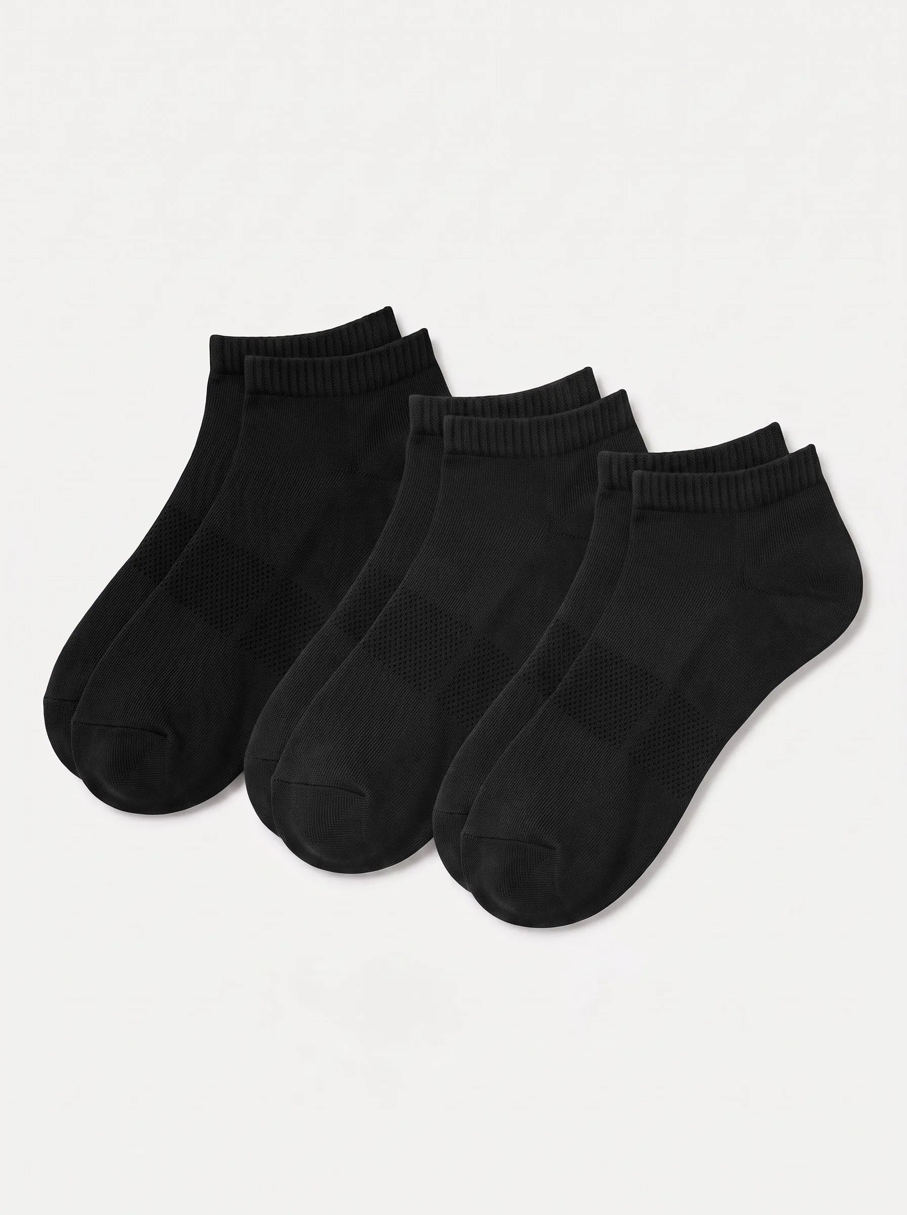 Calcetines invisibles de algodón Supima® — Pack de 3