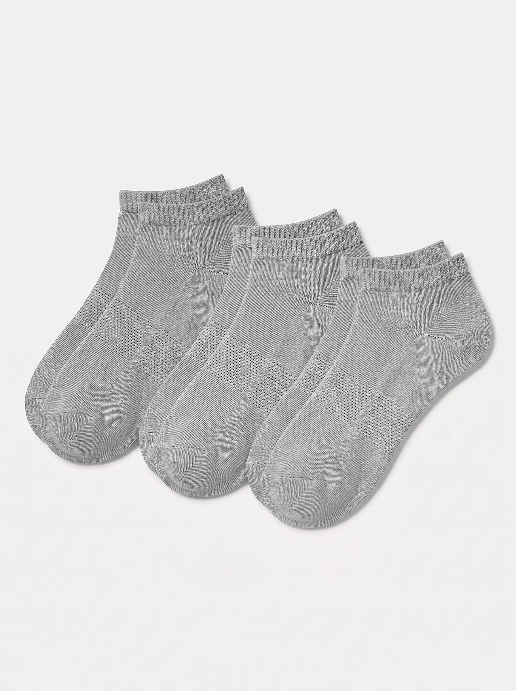 Calcetines invisibles de algodón Supima® — Pack de 3