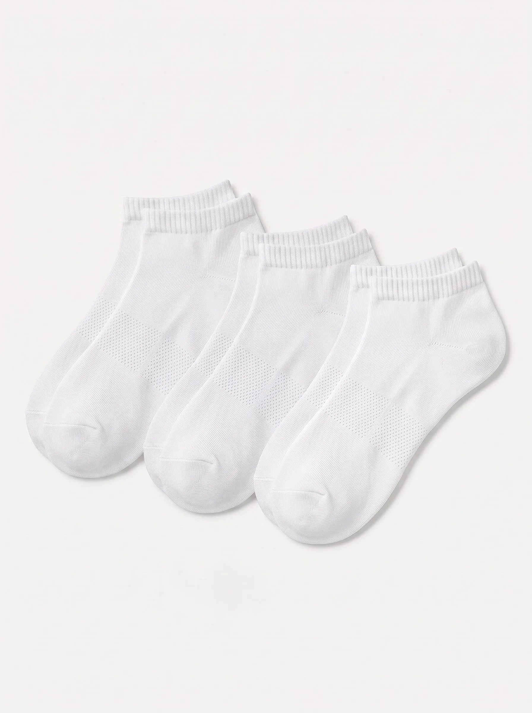 Calcetines invisibles de algodón Supima® — Pack de 3