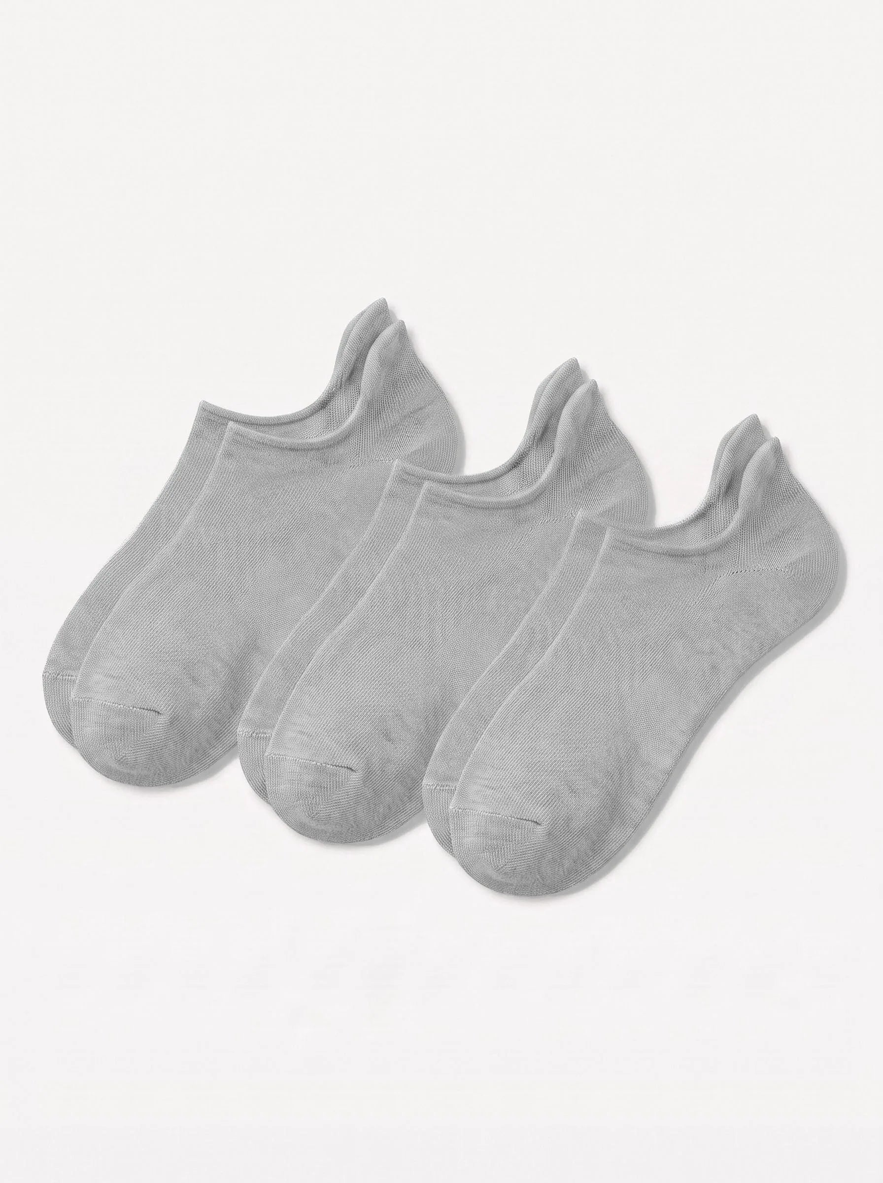 Calcetines tobilleros de algodón Supima® — Pack de 3