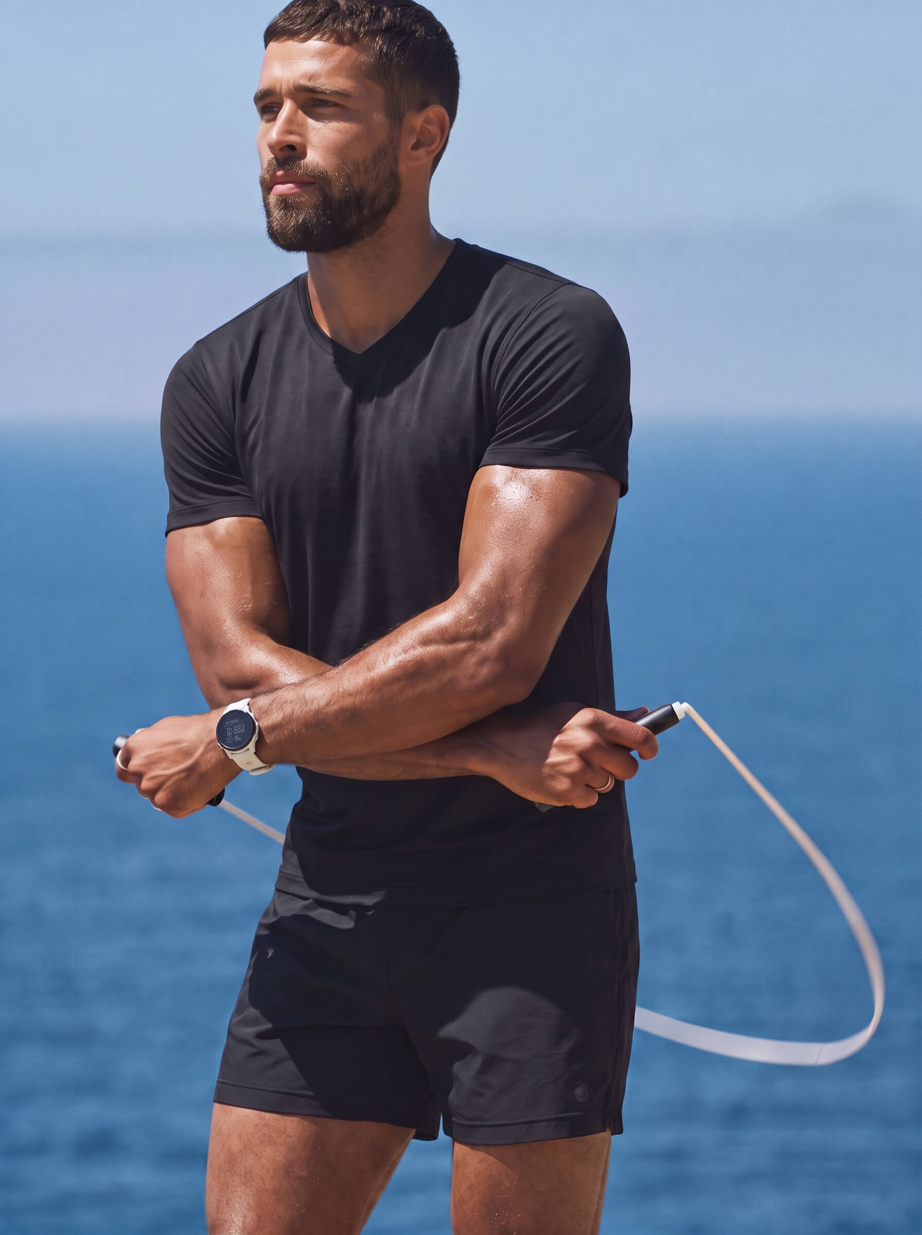 T-shirt col V performance AirPace™