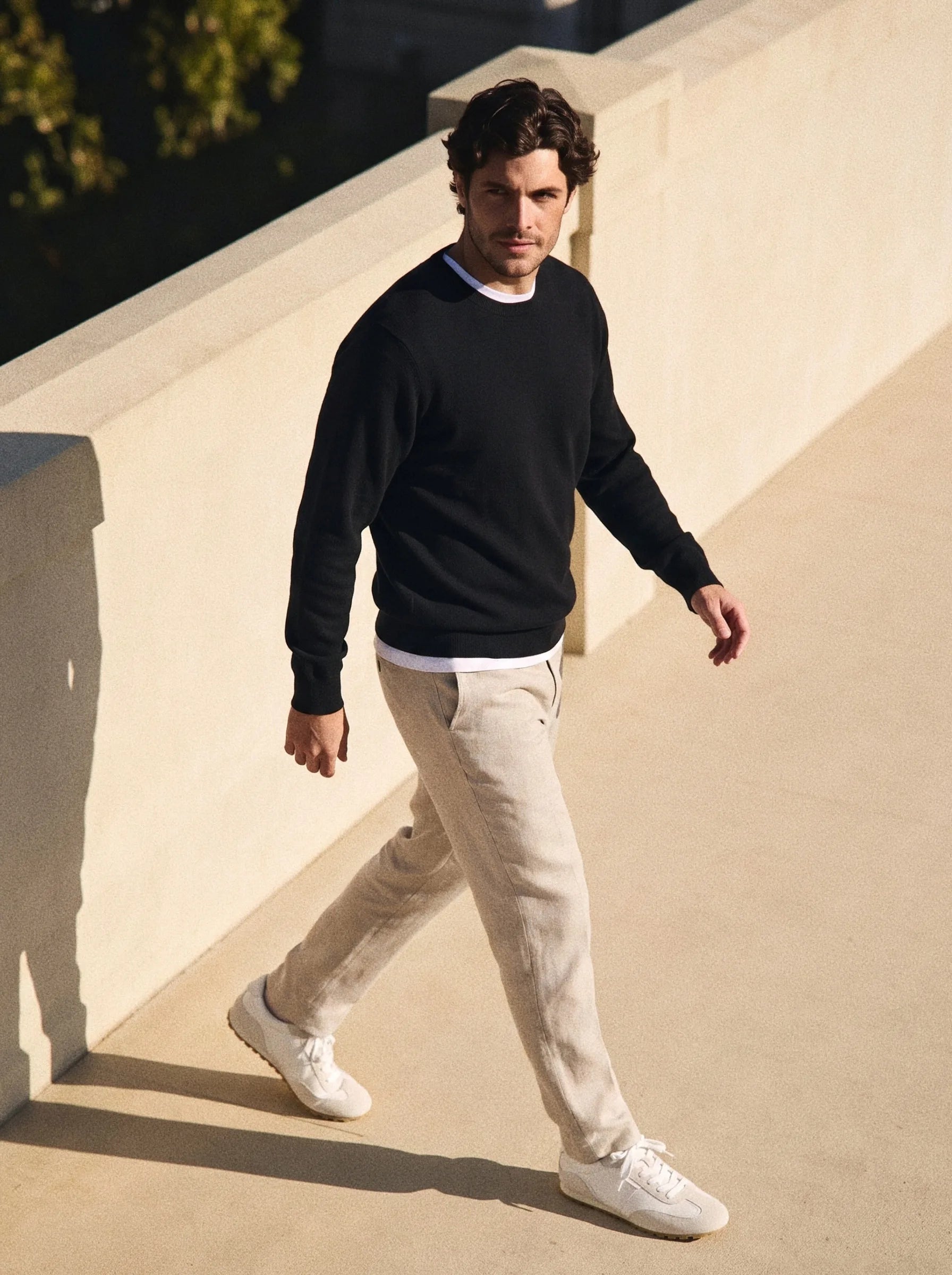 Mongolian Cashmere Crew Sweater