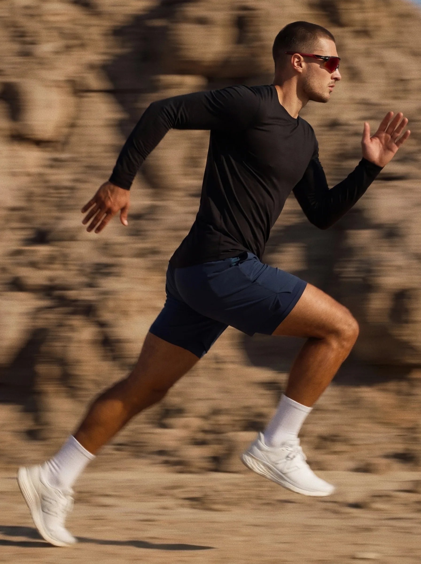 T-shirt performance à manches longues et col rond AirPace™