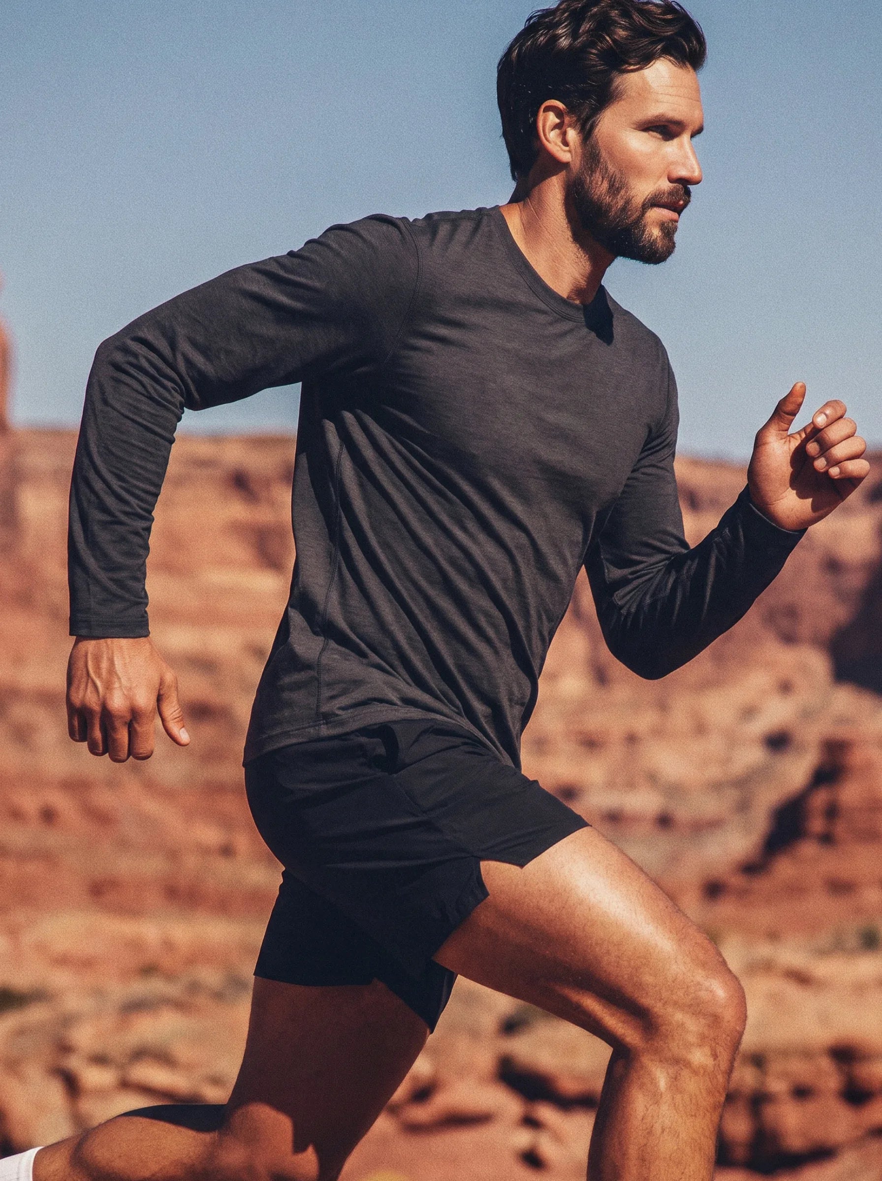 AirPace™ Performance Langarm-Crew-Shirt