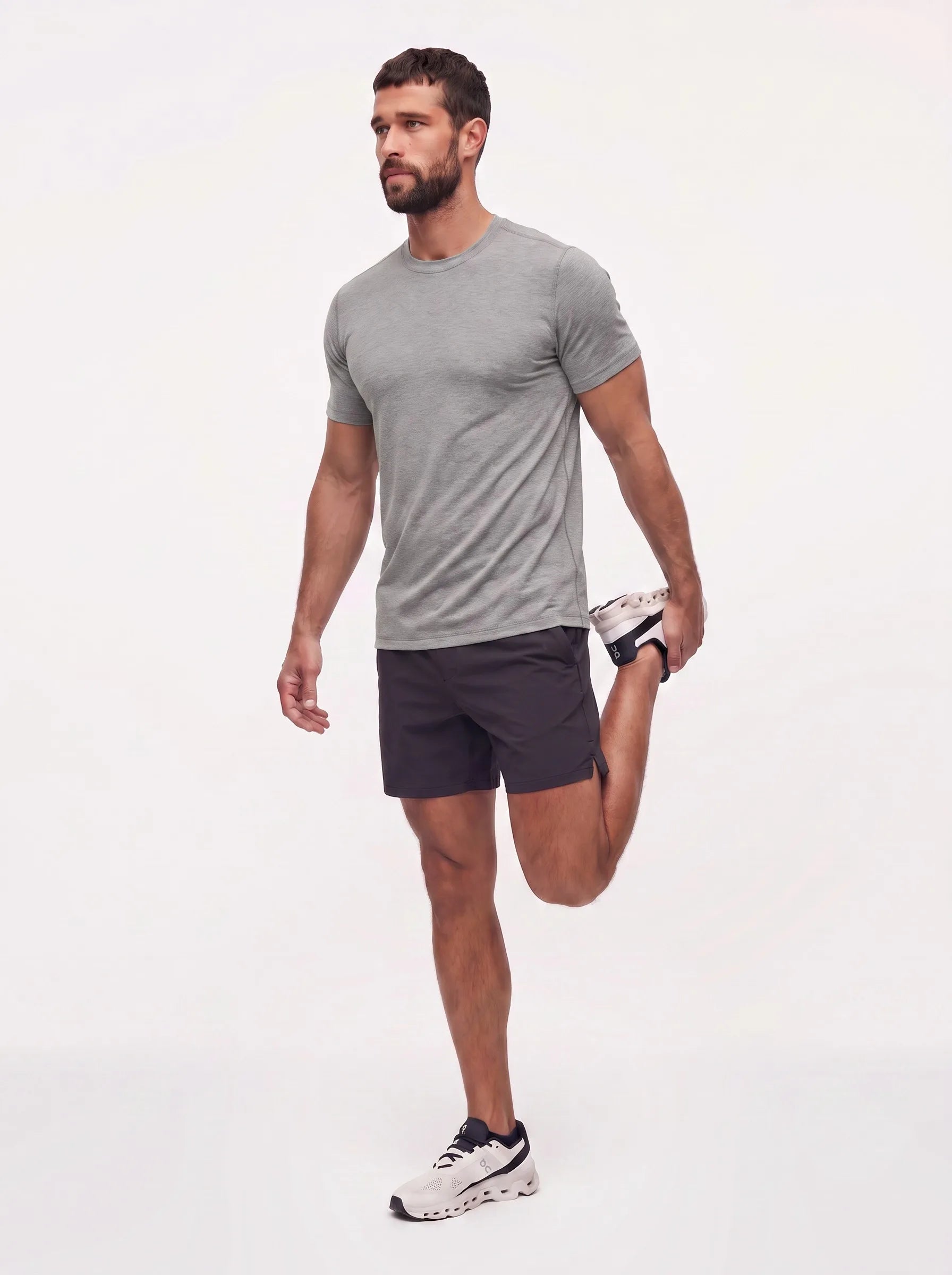 T-shirt col rond sport FlowBlend™