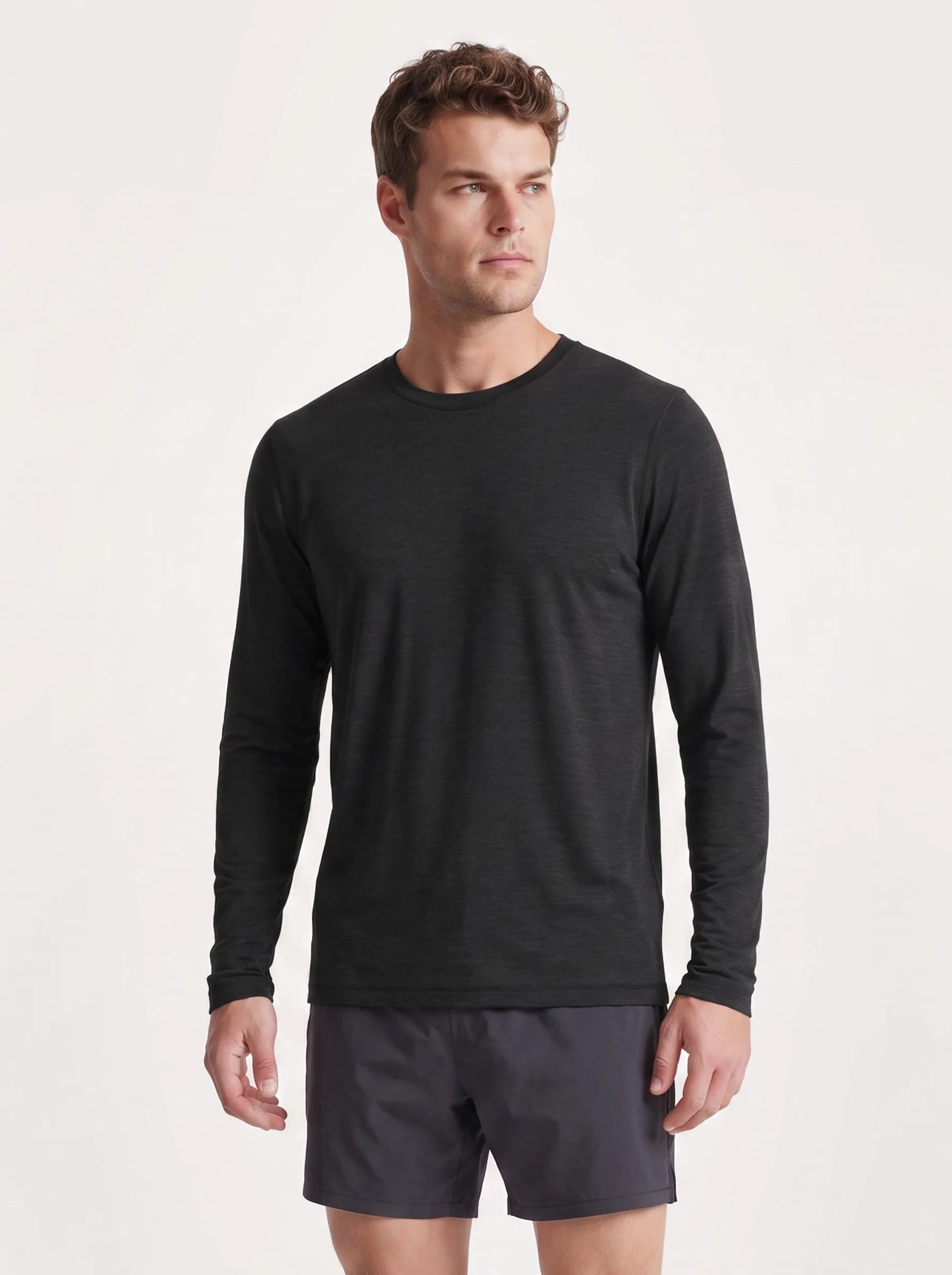 Maglia a maniche lunghe girocollo FlowBlend™ Active