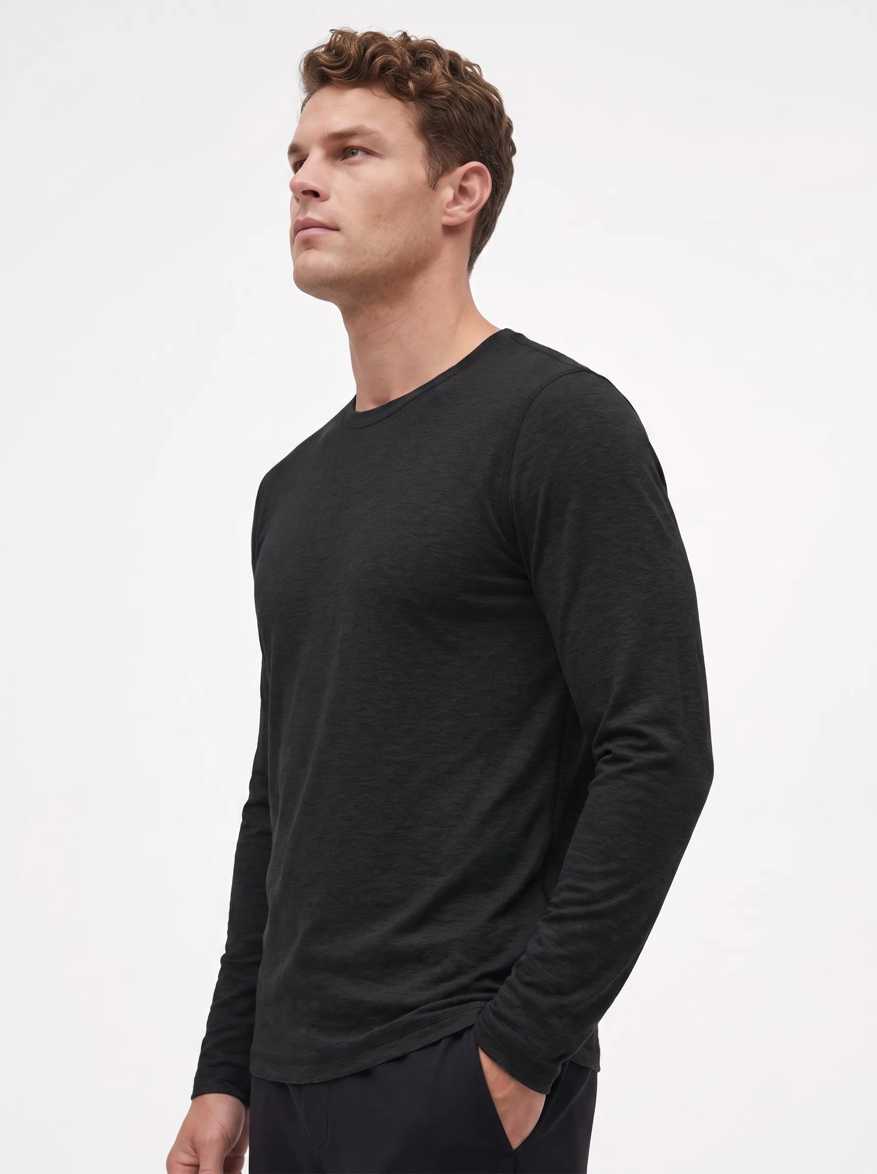 Maglia a maniche lunghe girocollo FlowBlend™ Active