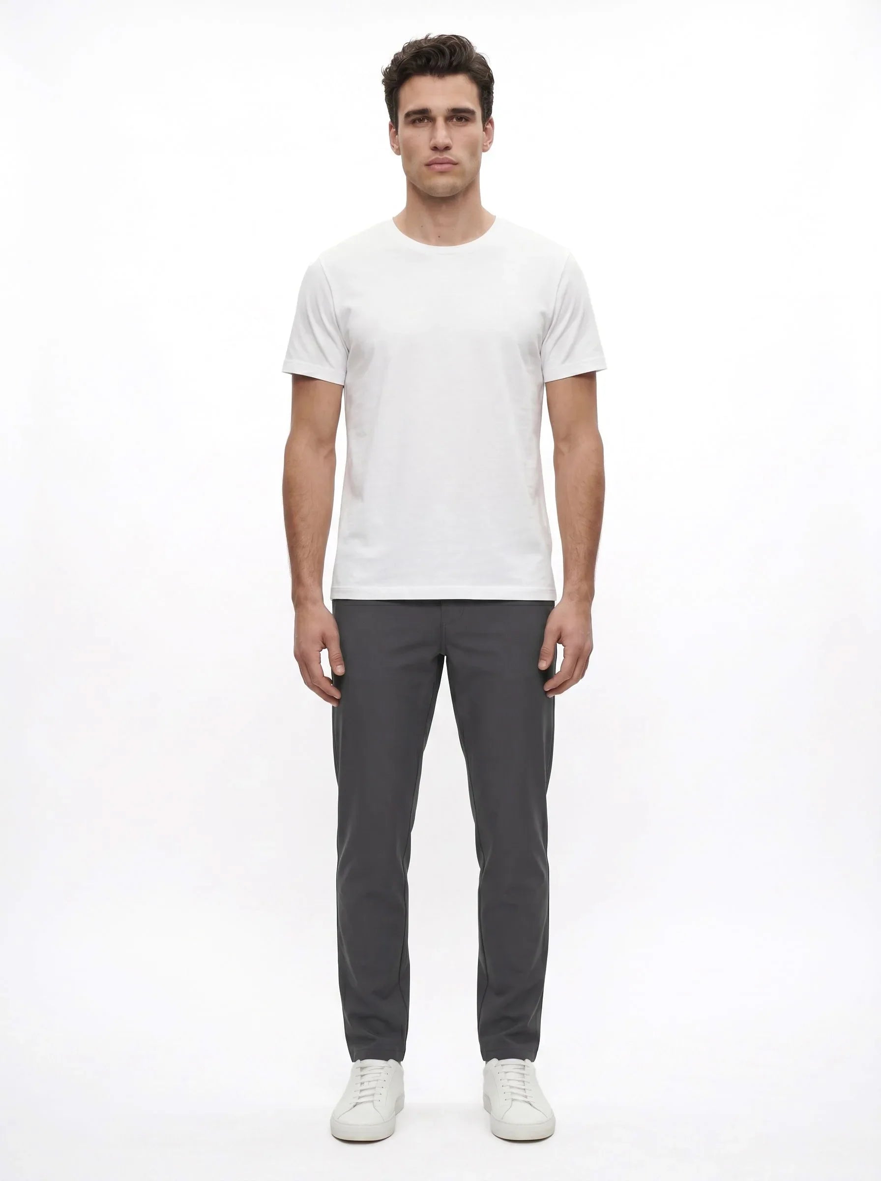 Pantalón chino súper elástico Bonflex™ – Corte slim atlético — Pack de 2