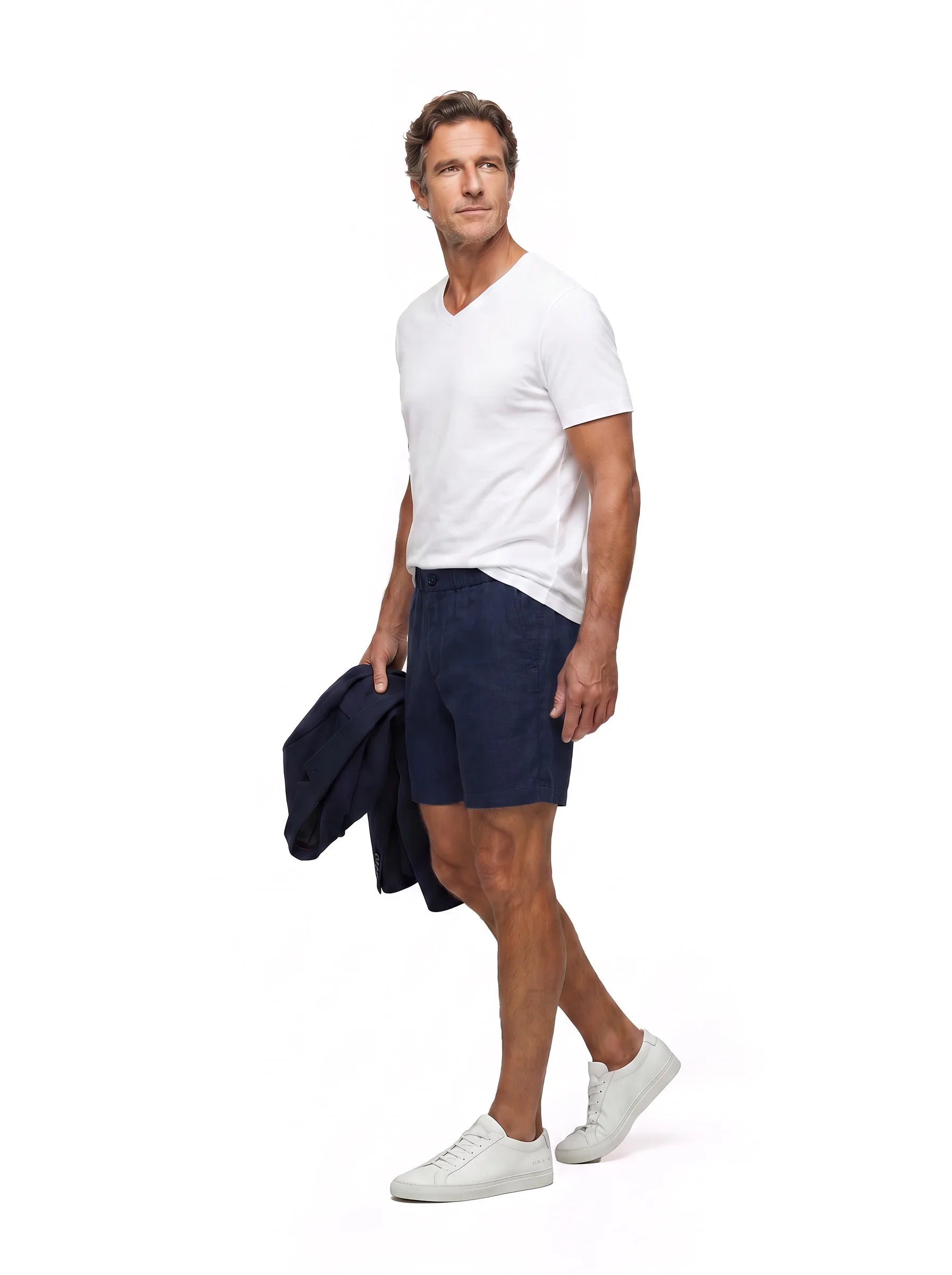 100% European Linen Dress Shorts