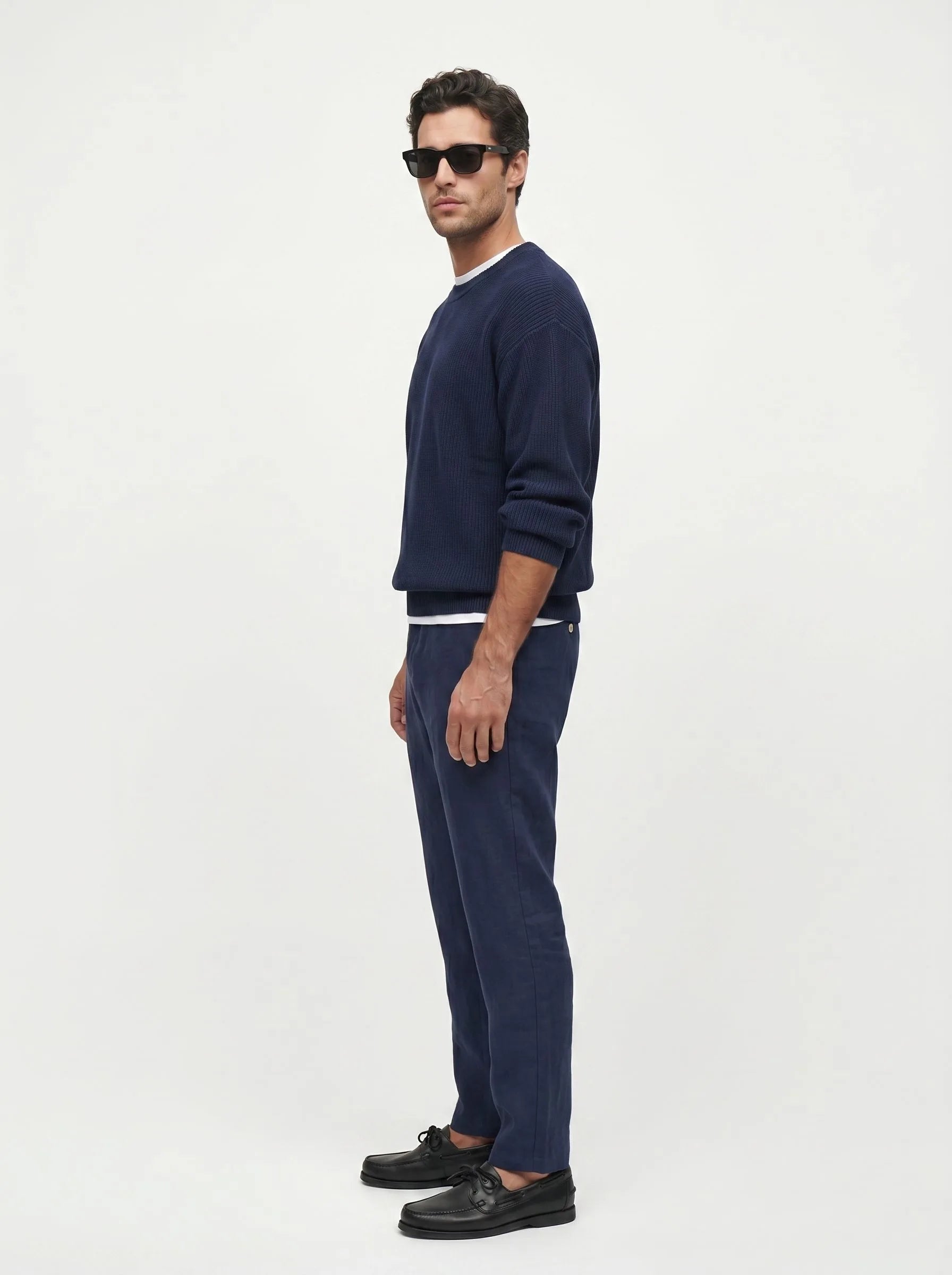 Pantalones de vestir 100% lino europeo
