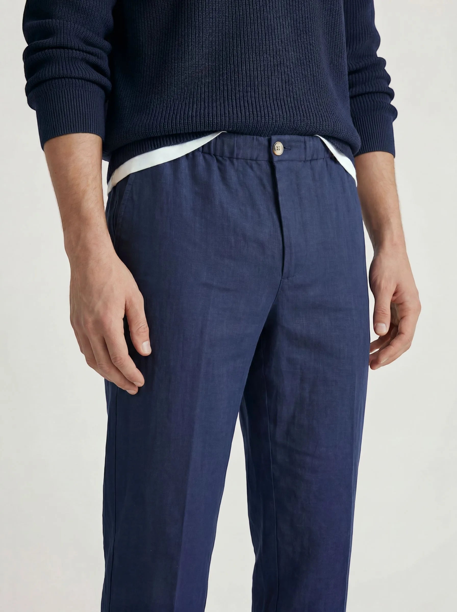 Pantalones de vestir 100% lino europeo