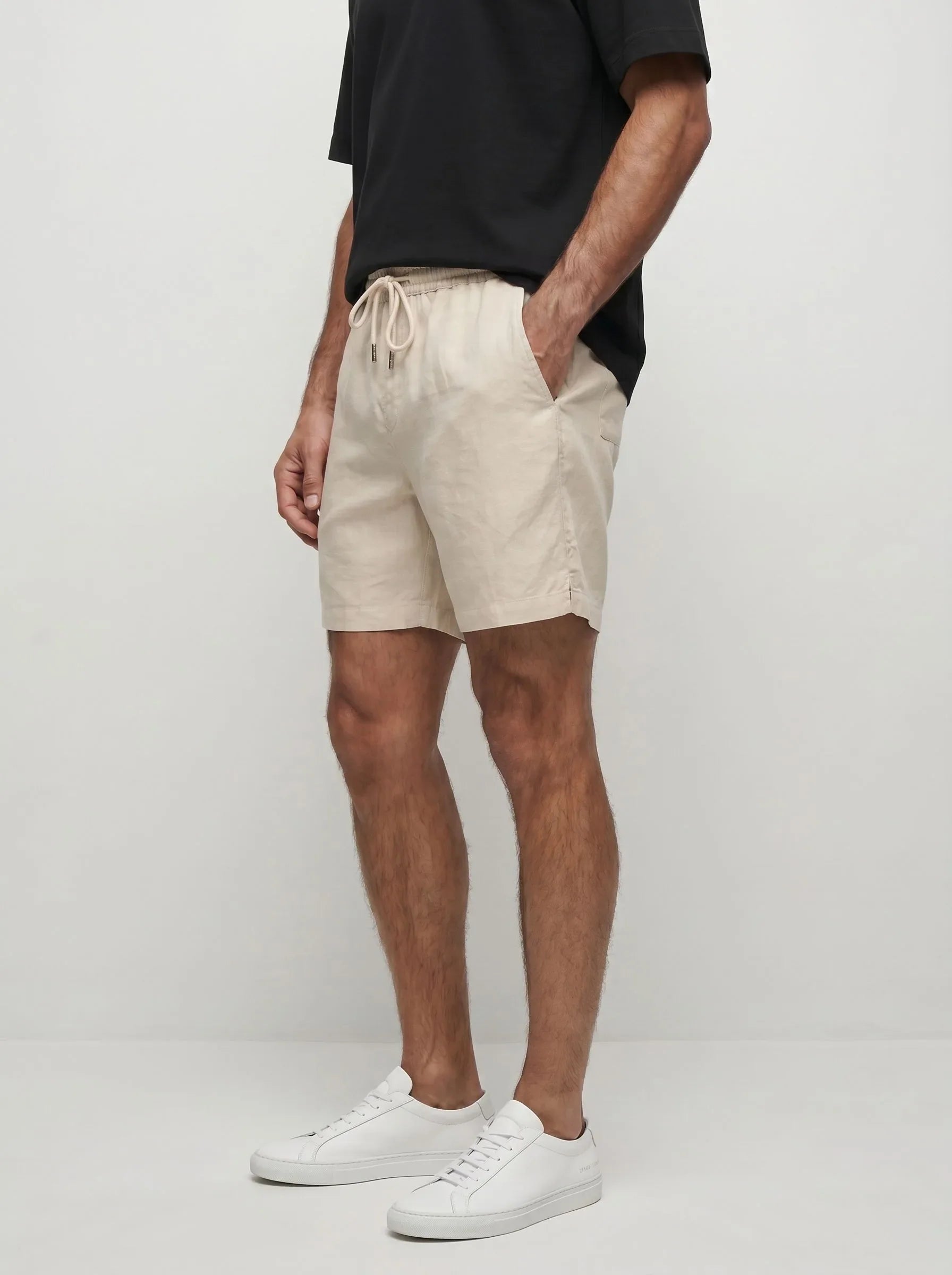Legere Shorts aus 100 % europäischem Leinen — 2-Pack
