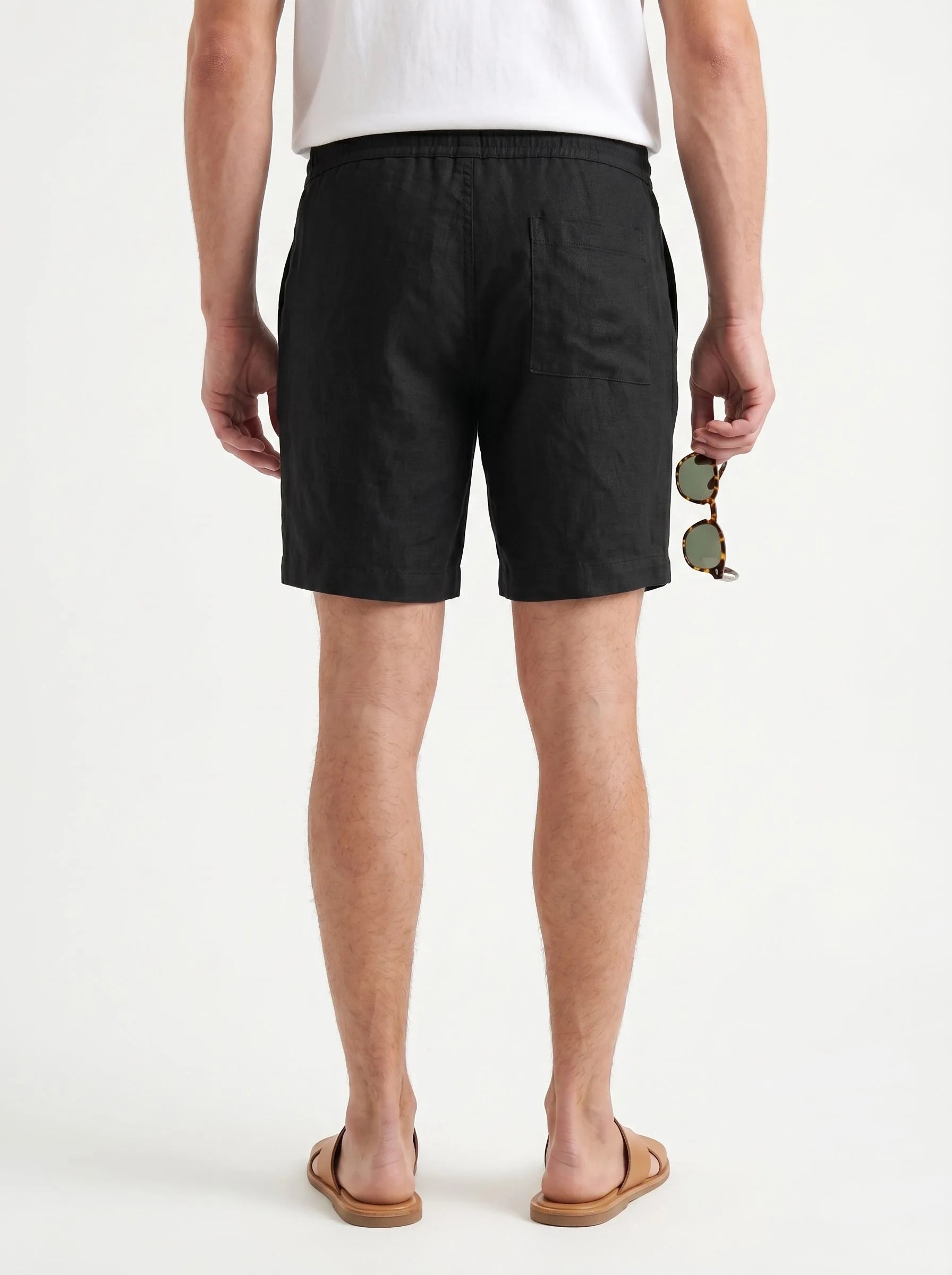 Shorts casuales de lino europeo 100%