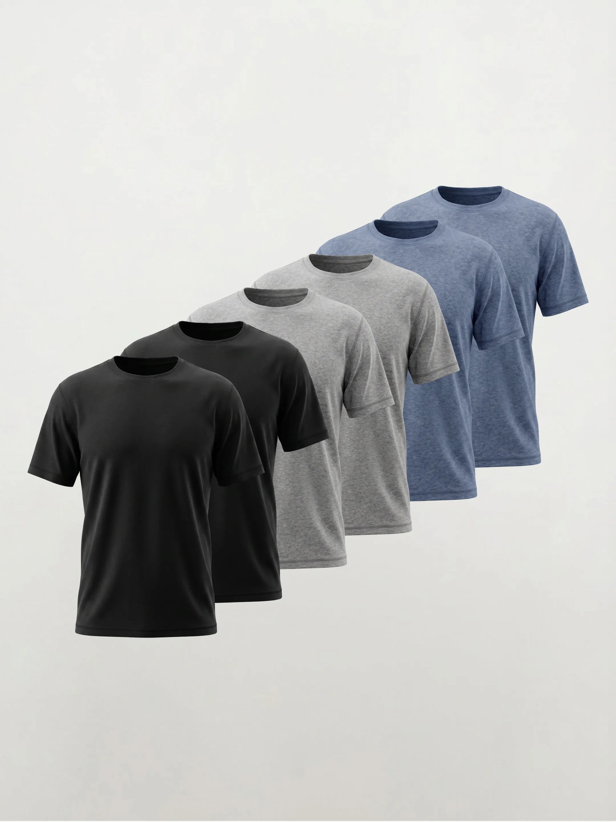 FlowBlend™ Active Crew-T-Shirt — 6-Pack