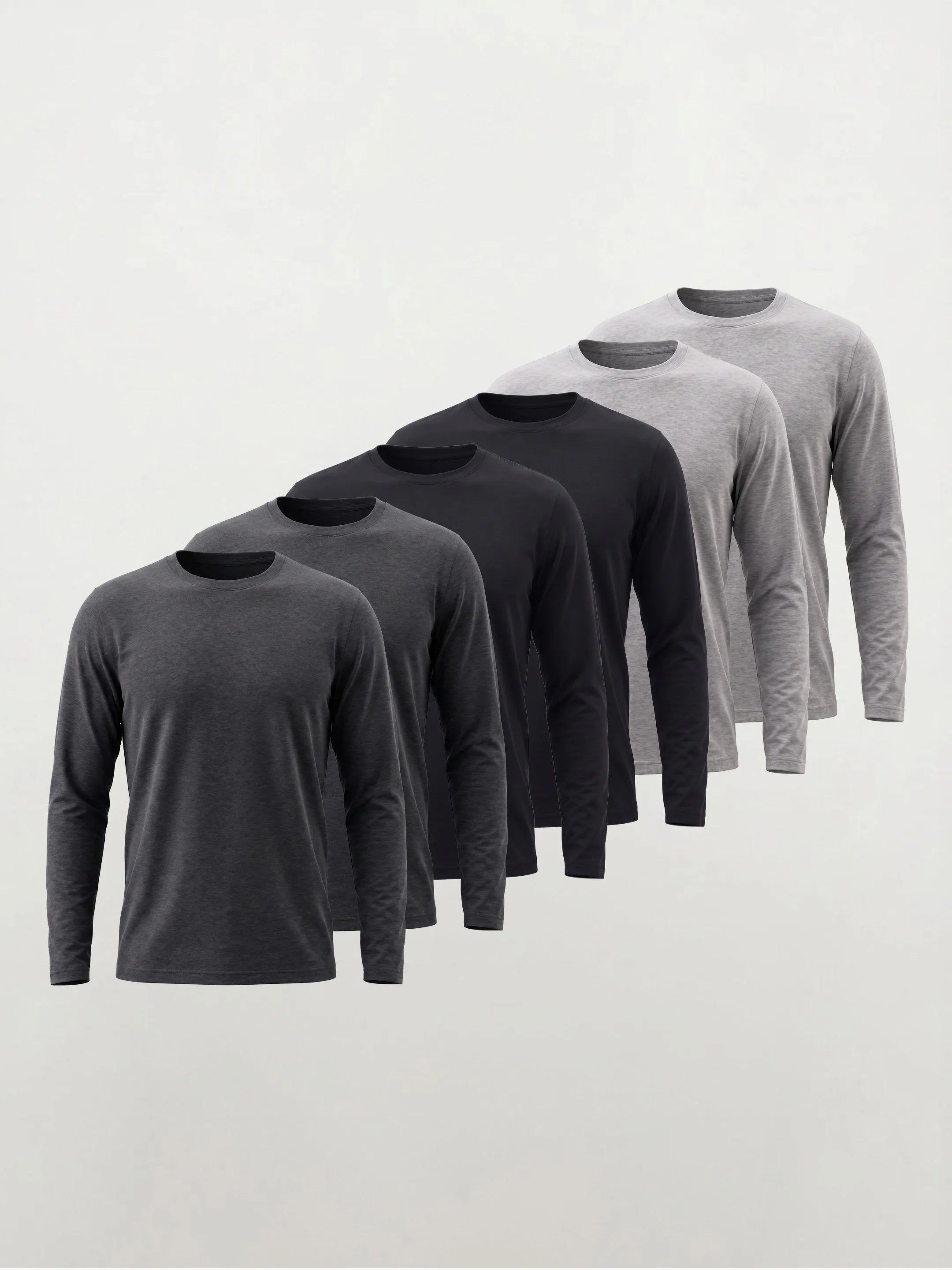 AirPace™ Performance Langarm-Crew-Shirt — 6-Pack