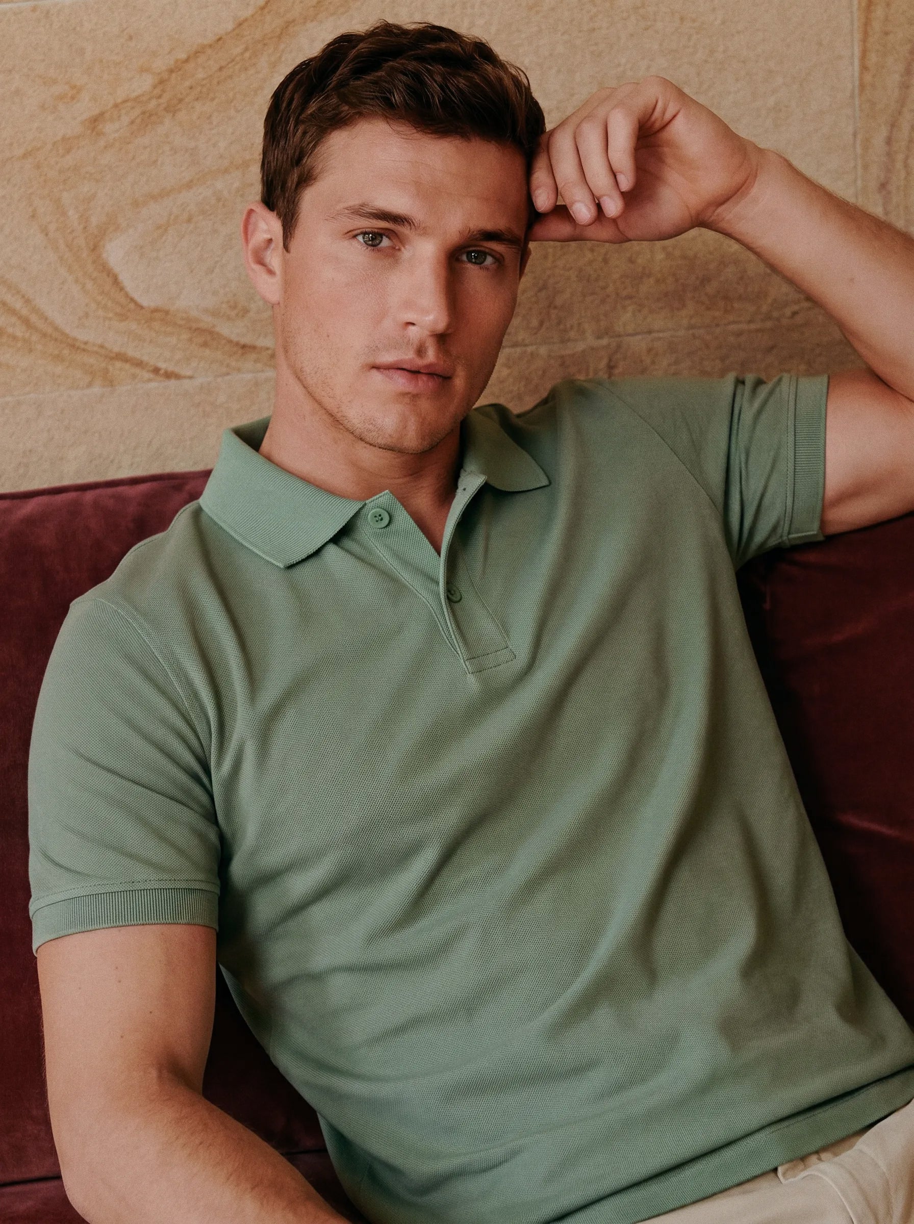 Organic Cotton Piqué Polo Shirt